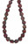 Spiral Coin Beads, 8mm,  Dark Red Travertine  (Qty: 22)*