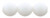 8mm Round Glass Beads (Druks), Opaque White (Qty: 25)