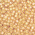 Size 8 Seed Beads, Unknown Number, Matte Light Topaz AB, Matsuno (Qty: 25 gr.)