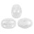 Samos par Puca Beads, Milky White (Qty: 25)