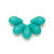 6x9mm Teardrop Beads, Green Turquoise (Qty: 25)