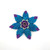 Jazzy Flowers Necklace Kit by Chloe Menage, Blurples (Pattern Included)