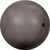 Swarovski 3mm Round Crystal Pearls, Brown (Qty: 50)
