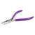 Beadsmith Flat Nose Pliers, Purple Handle, 4.5"/115mm (Qty: 1)