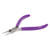 Beadsmith Round Nose Pliers, Purple Handle, 4.5"/115mm (Qty: 1)