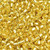 Miyuki 8-0003, Silver-Lined Straw Gold (28 gr.)