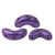 Arcos par Puca Beads, Matte Metallic Ultra Violet (Qty: 25)