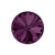 12mm Preciosa Rivolis, Amethyst (Qty: 2) (Foiled)