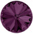 14mm Preciosa Rivolis, Amethyst (Qty: 2)