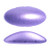 Athos 3-Hole Les Perles par Puca, Metallic Matte Purple, 10 x 20 mm (Qty: 2)
