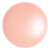 25mm Cabochon par Puca, Light Peach Pearl (Qty: 1)