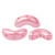 Arcos par Puca Beads, Pink Pearl (Qty: 25)