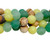 Matte Aventurine & Picture Jasper Mix, 8mm Smooth Rounds (15.5" strand, ~48 beads)