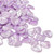 Rose Petal Beads, Pastel Light Rose, 8x7mm (Qty: 50)