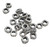 Silver-Plated Pewter Thin Square Spacer Beads, 2x4mm w/2mm hole (Qty: 25)