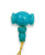 Gemstone Guru Bead Set, 3-hole, for Mala/Prayer Beads, 20mm, Dark Turquoise Color (Qty: 1)