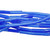 Antique Venetian Bugle Beads, Greasy Blue 22-Inch @ 50 Pcs (1930's)