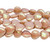 8mm Czech Glass Pearlized Heart Beads, Iridescent Peach (Qty: 20)