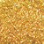 15-0004, Silver-Lined Gold (14 gr.) Miyuki