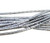 4 x 2mm Metallic Nickel-Silver Hematite Tube Beads, (16" strand, ~96 beads)