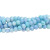 Chinese Crystal Rondelles, Cornflower Blue Mix w/Rainbow, 3x4mm (17" strand!)