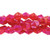 8mm Czech Glass M.C. Faceted/Pressed Bicone, Ruby AB (Qty: 26)