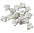 Lily Flower Beads, Crystal Full Labrador (Qty: 15)