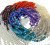 Chakra Gemstone Mix, 4mm Faceted Rounds, 8 different gemstones (15.25" strand)