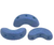 Arcos par Puca Beads, Trendy Royal Blue Matte (Qty: 25)