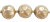 10mm Czech Glass Round Baroque Pearls, Satin Taupe (15 Pcs)