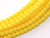 2mm Round Glass Beads, Yellow Squash (Qty: 50)