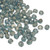 4mm Fire Polish, Halo Crystal Shadows (Qty: 50)