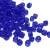 3mm Cube Beads, #8, Transparent Cobalt (10 gr.) Toho