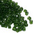 3mm Cube Bead, #158, Transparent Olive Green (10 gr.) (Miyuki)