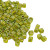 3mm Cube Bead, #991, Bronze-Lined Peridot (10 gr.) (Toho)