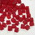 4mm Cube Beads, #141F, Matte Transparent Red (10 gr.) (Miyuki)