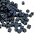 4mm Cube Beads, #456, Gunmetal Iris (10 gr.) (Miyuki)