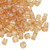 4mm Cube Beads, #2439, Light Topaz Luster (10 gr.) (Miyuki)