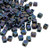 4mm Cube Beads, #F455C, Matte Blue Iris (10 gr.) (Miyuki) Discontinued