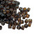4mm Cube Beads, #4502, Transparent Dark Topaz Picasso (10 gr.) (Miyuki)