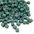 4mm Cube Beads, #F463Q, Matte Green Luster (10 gr.) (Miyuki) Discontinued