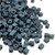 4mm Cube Beads, #451F, Matte Hematite (10 gr.) (Miyuki) Discontinued