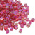 4mm Cube Beads, #638, Silver-Lined Ruby AB (10 gr.) (Miyuki) Discontinued