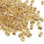 4mm Cube Beads, 465A, 24K Gold-Lined Crystal (10 gr.) (Miyuki) Discontinued