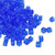 4mm Cube Beads, #150, Transparent Sapphire Blue (10 gr.) (Miyuki)