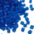 4mm Cube Beads, #149F, Matte Transparent Capri Blue (10 gr.) (Miyuki)