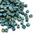 4mm Cube Beads, #2008, Matte Metallic Patina Iris (formerly F460E)(10 gr.) (Miyuki)
