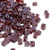 4mm Cube Beads, #2645, Antique Rose-Lined Amethyst (10 gr.) (Miyuki)
