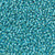 15-0023F, Matte Silver-Lined Aquamarine (14 gr.) Toho (Discontinued)