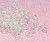 4mm Chinese Crystal Cubes, Crystal AB (Qty: 50)
